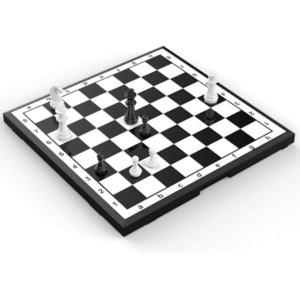 Schackspel Brädspel, Resemagnetiska Bärbara Fällbara Schackpjäser Traditionella Strategispel Presenter