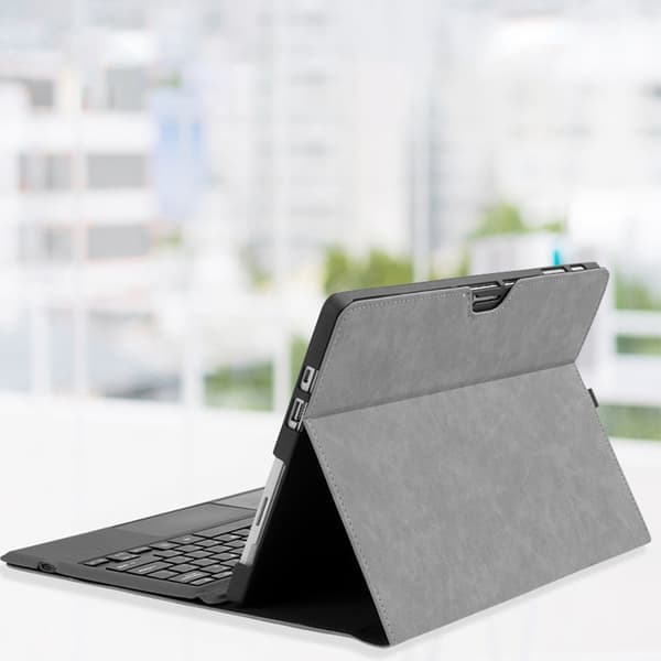 Skyddande TPU-fodral för Microsoft Surface med tangentbordsfodral grå Surface Pro 7/6/5/4 grå Gray