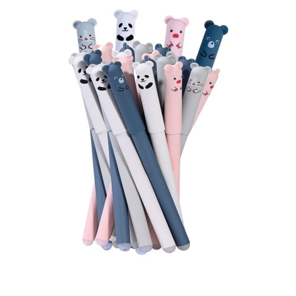 0,35 mm sletbare gelpenne, 12-pak dyre-rollerball gelblækpenne