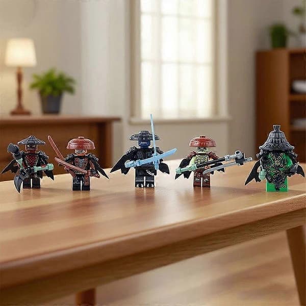5 stk. Nin Jago Forbidden Five Minifigur Byggesten Sæt Legetøj Figur Børnegave
