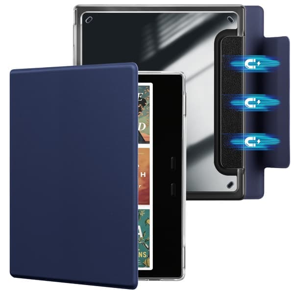 Aftageligt magnetisk etui til BOOX Go 7 Mørkeblå Dark Blue