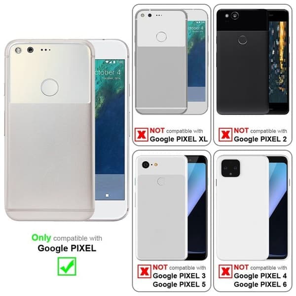 Suojakotelo Google PIXEL -puhelimelle, MATTA DESIGN, METALLINPUNAINEN