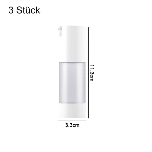 Luftfri pumpedispenser Tom reiseflaske for kosmetikk 15ml