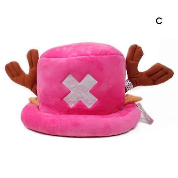 Vinterplysch Varm Mössa Söt Tecknad Tony Tony Chopper Form Julklappar För Kvinnor E E E