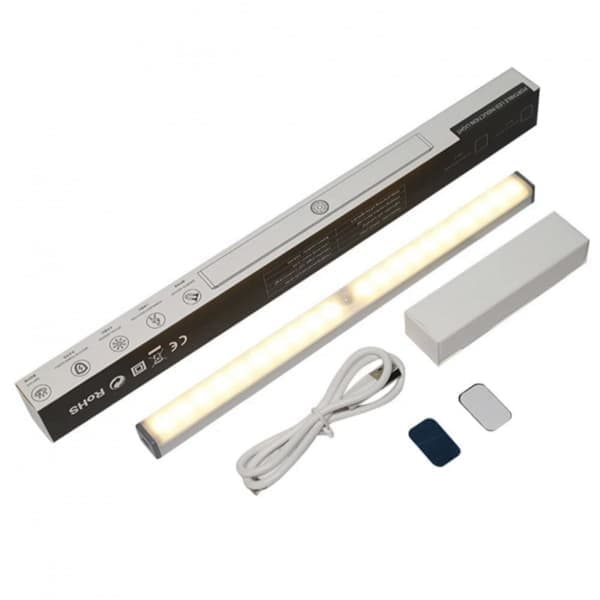 Trådløs dimbar LED-belysning Spotlight med bevegelsessensor 21 cm Hvit Hvitt lys White light