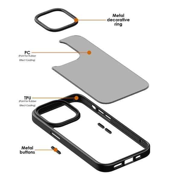 Magnetisk MagSafe-deksel iPhone 15 Pro Max Matt Rosa