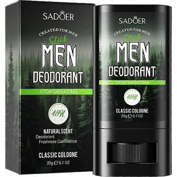 Deodorantstift til mænd 20g Langvarig 48H Friskhed Anti Sved