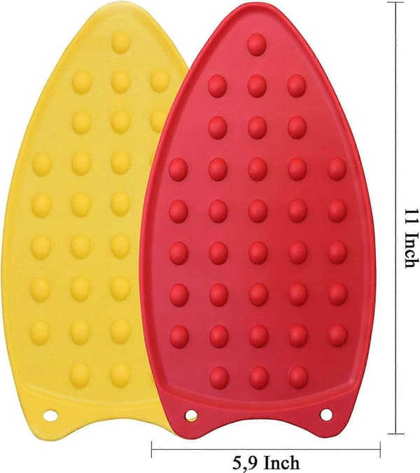 Silikonunderlägg för strykbräda (2-pack). Värmebeständigt underlägg, tjockare version.