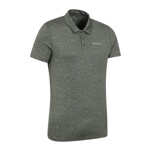 Mountain Warehouse Agra stribet poloshirt til mænd M Grøn Grøn M Green M