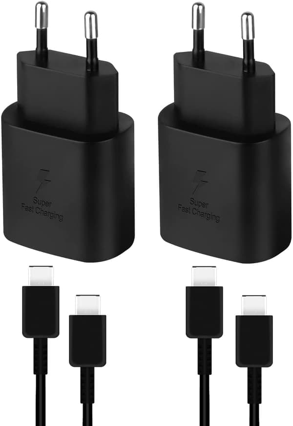 Samsung 25W 3A USB-C-laturi PD 2M Type-C-C-kaapelilla S22