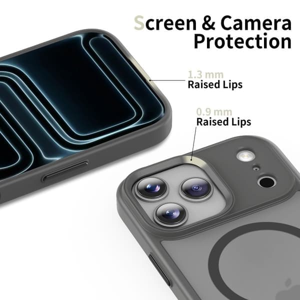 Tech-Protect iPhone 17 Pro Deksel MagSafe MagMat Crayon Grey