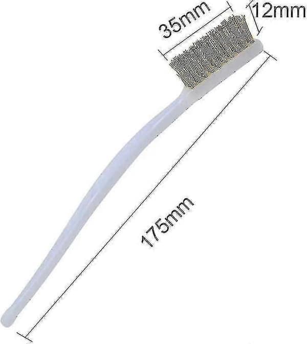 Messingbørste Stålbørste Trådbørste 3D-skriver Rengjøringssett Liten Trådbørste Nylon Messing Rustfritt Stål