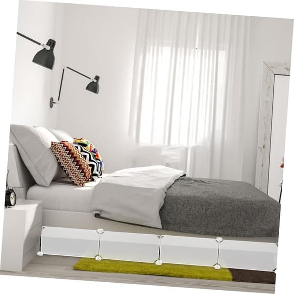 Baffle Blocker under seng for kjæledyr, kjæledyrsengblokker, sofablokker for under sofaen, hvit plasthusblokker