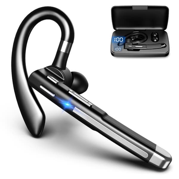 YYK-520-2 Trådløs Bluetooth Ørekrog Type (Sort)