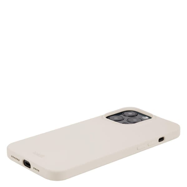 held iPhone 15 Pro Max Mobilskal Silikon Ljusbeige