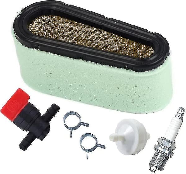 496894 Luftfilter och Förfilter Kit för Briggs & Stratton 12.5-17 HP 494768 Gräsklippare