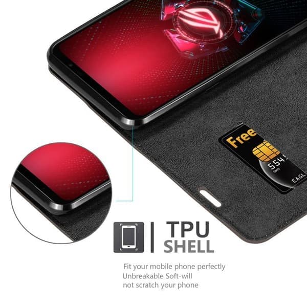 Etui til Asus ROG Phone 5-deksel i KAFFEBRUN brun