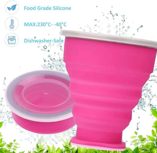 1 stk rød rose bærbar forretningsreise 200ml reise silikon