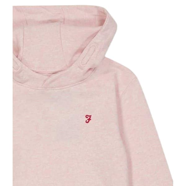 Farah Barn/Barn Broderte Hettegenser Vanlig Hettegenser 14-15 År Rosa 14-15 År