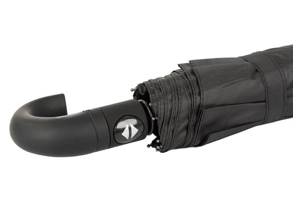Paraply sammenleggbar automatisk svart unisex