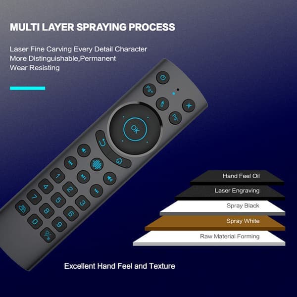 Bluetooth-kompatibel G20BTS trådløs fjernkontroll for Android TV-boks
