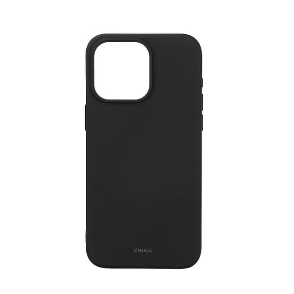 ONSALA iPhone 15 Pro Max MagSafe Cover med silikoneoverflade Sort
