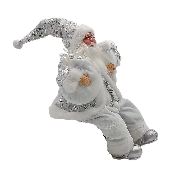 En traditionel julemandsstatue julepynt