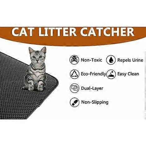 Kattlåda dubbelskiktad struktur kattlåda bottenmatta