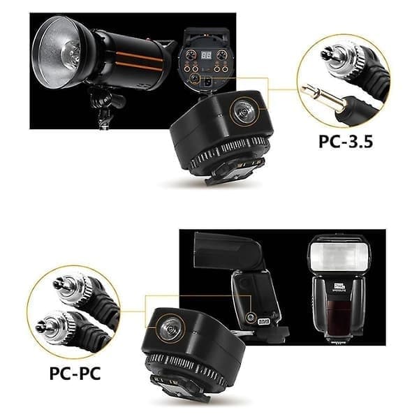 TF-334 blitsskoadapter for å konvertere Sony Mi A7 A7S A7SII A7R A7II A9 A6300 kamera til Canon Nikon
