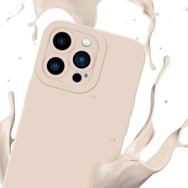 Skyddsfodral för iPhone 13 PRO i FLUID CRÈME Stötsäker Ros