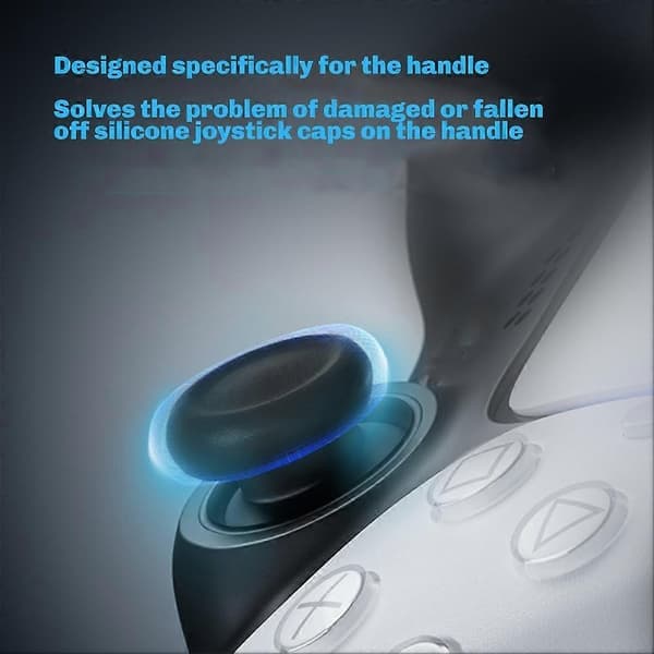 Joystick-udskiftningsdæksler til PS5-controller Nem installation Tommelfingergreb forbedret greb for forbedret spilpræcision