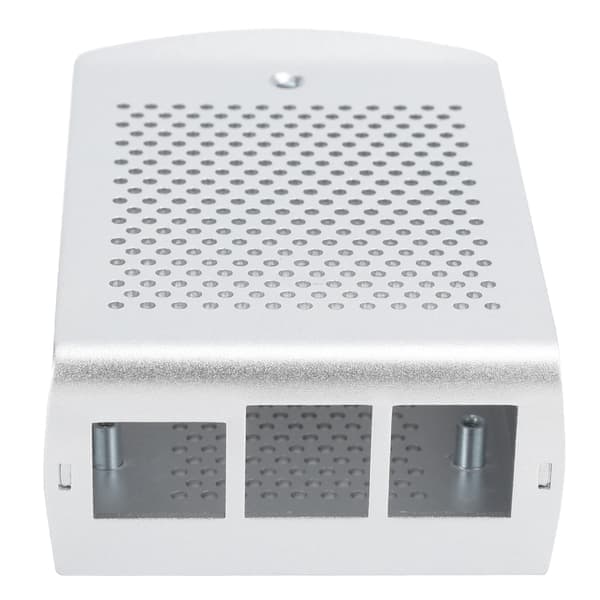 Aluminiumlegeringsfodral för Raspberry Pi 3 b 2B moderkort kylskyddslåda silver