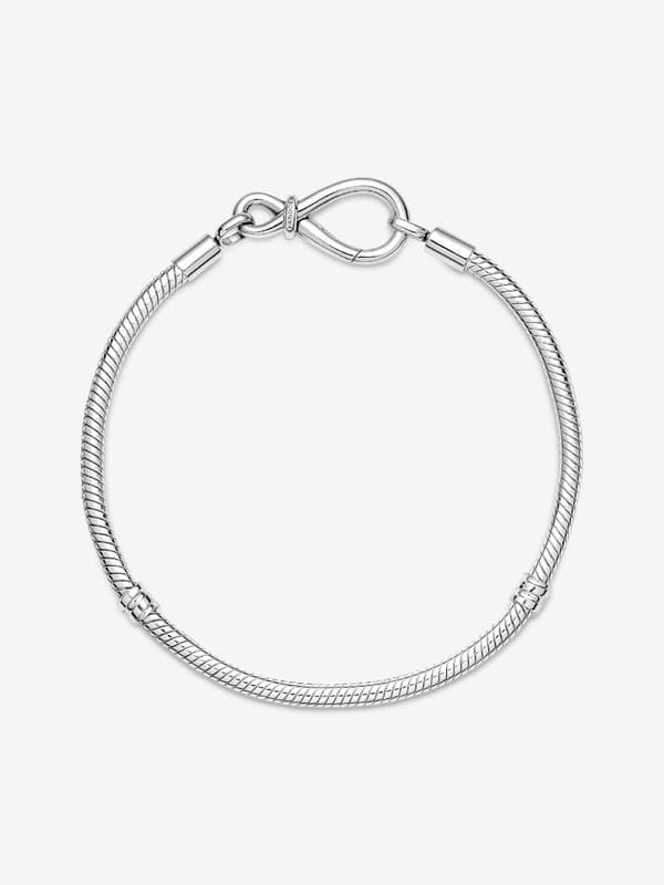 Pandora - P Moments Infinity Knot Ormkedjearband - Sterlingsilver 17 cm 6.7in/17cm