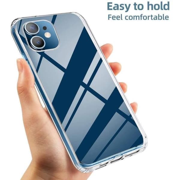E.F. Connection Silikon Intégrale 360 Gjennomsiktig Deksel til iPhone 13