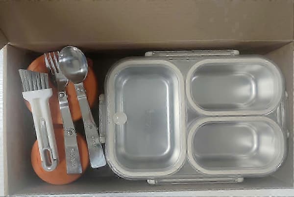 Läckagesäker bärbar matbehållare för studenter Läckagesäker bärbar Bento-behållare Skolpicknick