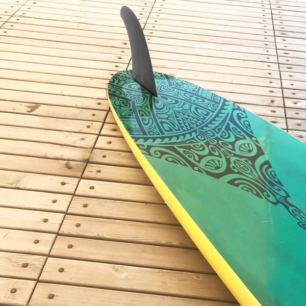 2 stk. 9-tommer Nylon Paddle Board Finner Surfbræt Udskiftning Longboard Fin Aftagelig Sup