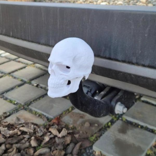 Skyddskåpa med dödskalle för dragkrok 3D-printad dragkrok B A2 A2 A2 A2