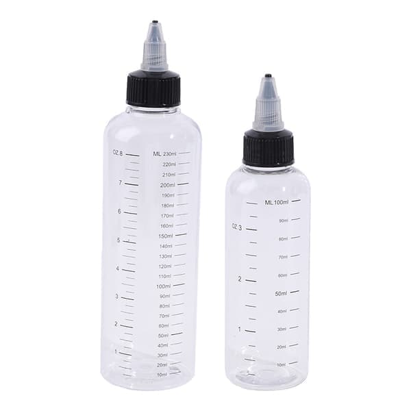 30ml-250ml Plast PET Flytende Kapasitet Dråpeflasker Pigment 100ml 100ml