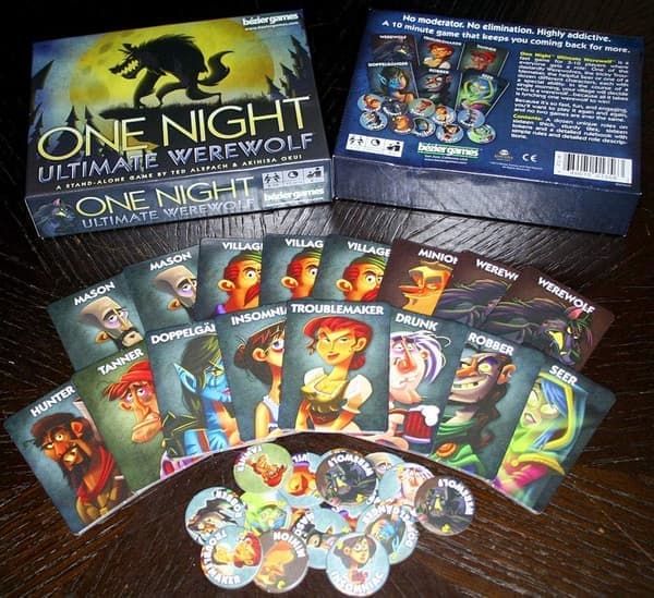 Bezier brädspel One Night Ultimate Werewolf Black