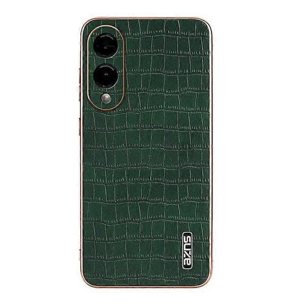 PU + TPU Mobilskal för Samsung Galaxy S25 Edge, Galvaniserad Krokodiltextur