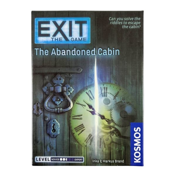 Exit-korttipeli Hylätty mökki Kummitusrata Kuollut mies Orient Expressissä Arvoitusten talo Lautapeli DL08B-Exit-Cabin DL08B-Exit-Cabin
