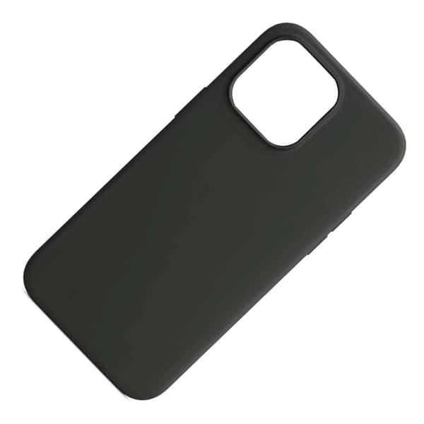 Magnetisk støtsikkert silikonbeskyttelsesdeksel til iPhone 12 Svart