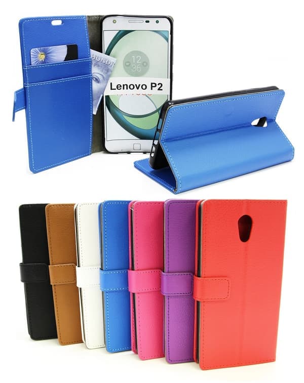 Standcase Lompakko Lenovo P2 Musta Svart