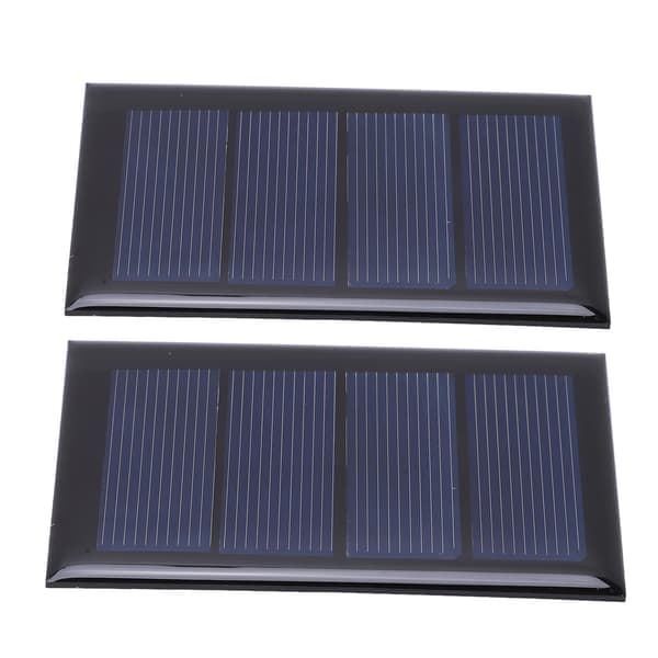 2V 210mA Mini Solpanel Polysilicium Solcellepanel 80x50mm DIY Projekt