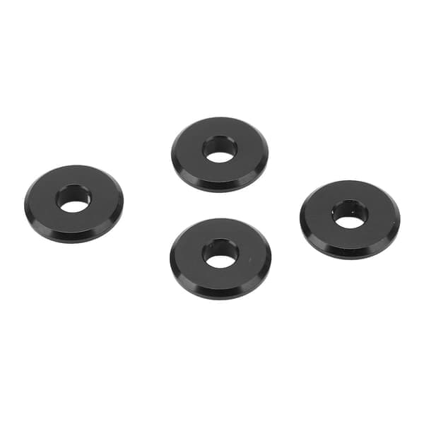 Aluminiumfälgadapterpackning för RC-bil Svart hjuladapter 4 st för TRAXXAS UDR 1/7
