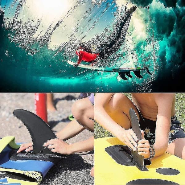 Surfbræt Sup Fin, Aftagelig Centerfin Stand Up Paddle Board Erstatningsfin Til Longboard Surfbræt