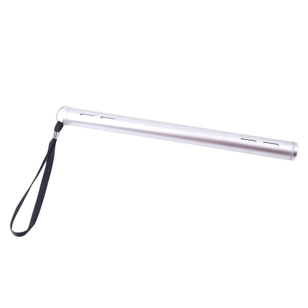 Sammenleggbar bærbar grill i rustfritt stål sølv