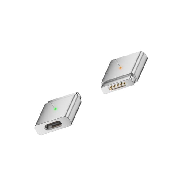 USB-C til MagSafe 2-adapter 100W - Lad MacBooken din enkelt Sølv Sølv Sølv Silver