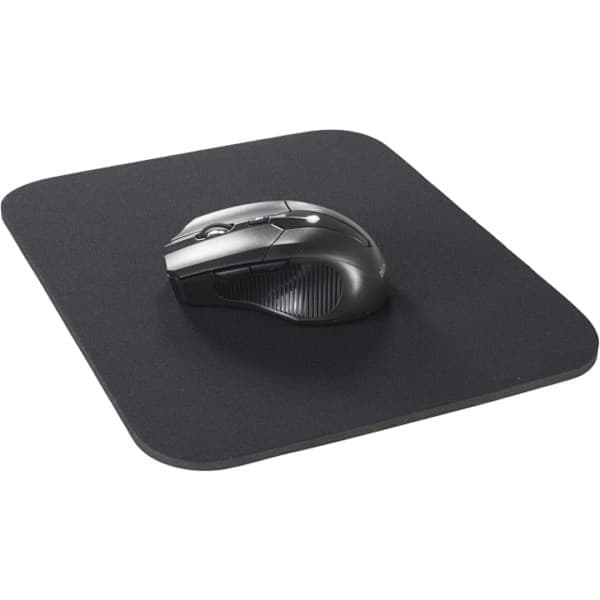 DELTACO musematte, stoffdekket gummi, 6 mm svart (KB-1S)