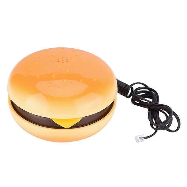 Sjove gadgets, der efterligner hamburgertelefon, fastnettelefon, cheeseburgertelefon til hjemmekontoret